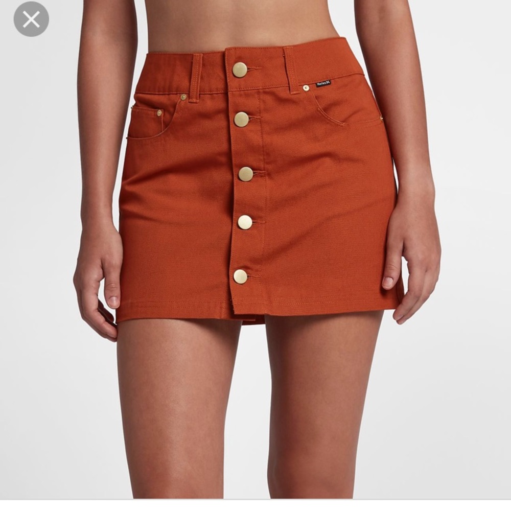 Hurley Wilson Skirt- Dark Russet